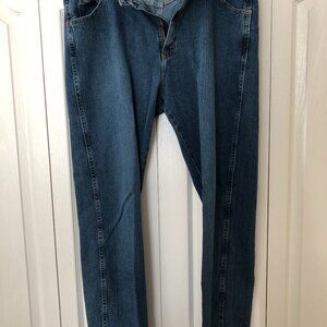 Vintage Wrangler Relaxed Fit Blue Jeans 38 x 30